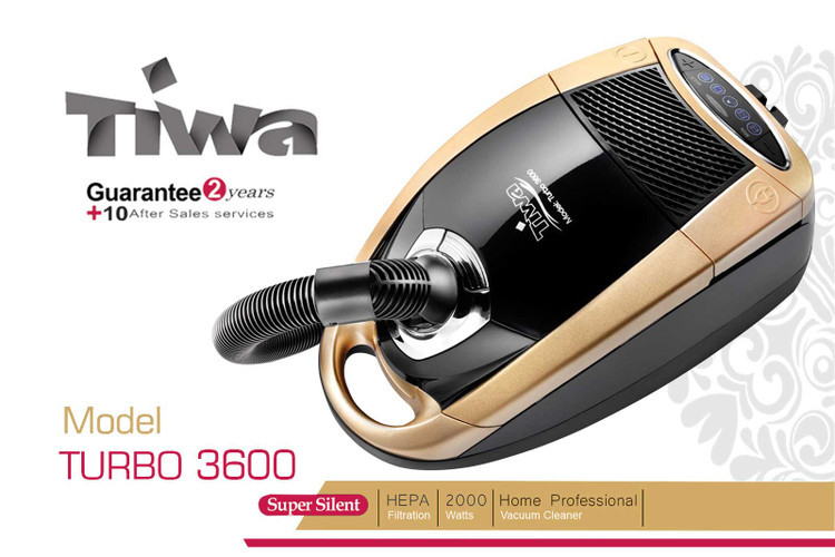 جارو برقی تیوا 3600 وات نمای جانبی - Tiva Vacuum Side View