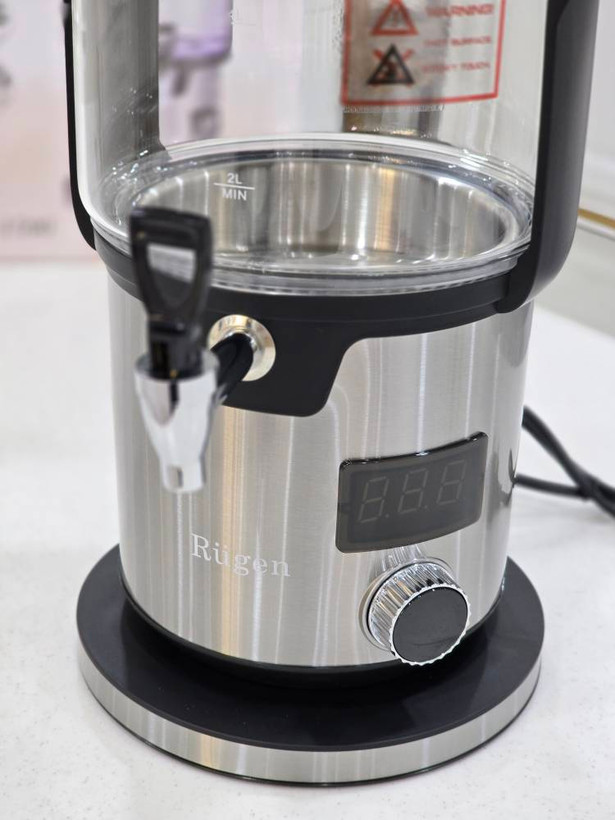 سماور برقی روگن RU-1590 نمای جانبی - Rogen Samovar Side View